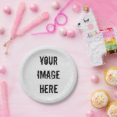 Assiettes En Carton Plaque papier entièrement personnalisable (Fête)