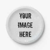 Assiettes En Carton Plaque papier entièrement personnalisable (Devant)