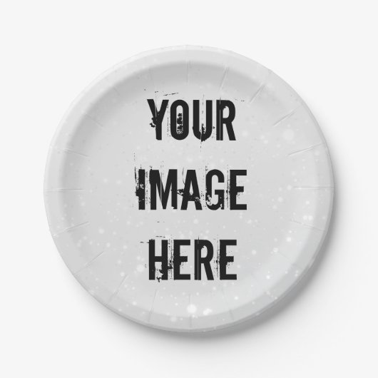 Assiettes En Carton Plaque papier entièrement personnalisable (Devant)