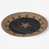 Assiettes En Carton Plaque papier étoile primitive (Angle)