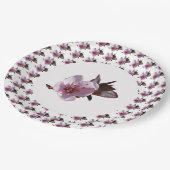 Assiettes En Carton Plaque papier - Fleur de cerisier (Angle)
