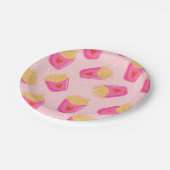 Assiettes En Carton Plaque Papier Fries Française (Angle)