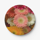 Assiettes En Carton Plaque papier Gerbera Daisy (Devant)