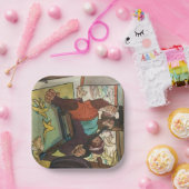 Assiettes En Carton Plaque papier #Gorilla (Fête)