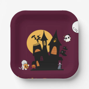Assiettes En Carton plaque papier halloween