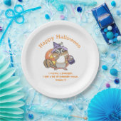 Assiettes En Carton Plaque papier Halloween Chipmunk (Fête)