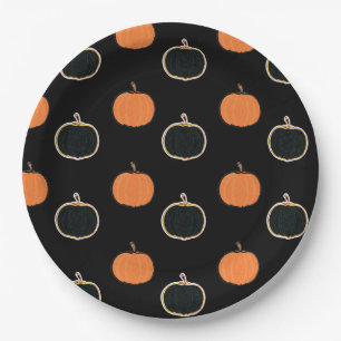 Assiettes En Carton Plaque papier Halloween/citrouille