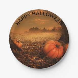 Assiettes En Carton Plaque papier Halloween Éffrayante déplaisante Gho
