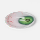 Assiettes En Carton Plaque papier Halloween Eyeball (Angle)