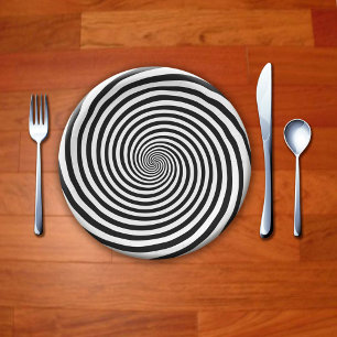 Assiettes En Carton Plaque papier Hypnose