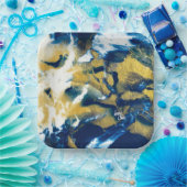 Assiettes En Carton Plaque papier Indigo SPWW (Fête)