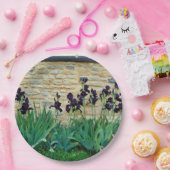 Assiettes En Carton Plaque Papier Iris À Pois (Fête)