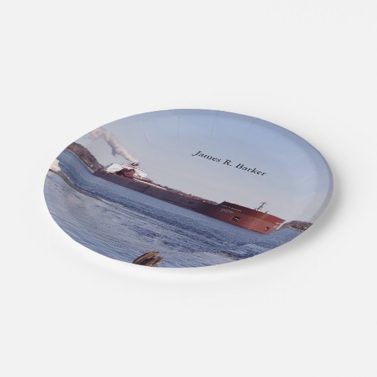 Assiettes En Carton Plaque papier James R. Barker (Angle)