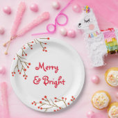 Assiettes En Carton Plaque papier Joyeuse et brillante de fête de vaca (Fête)