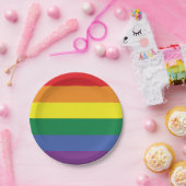 Assiettes En Carton Plaque papier LGBT Pride (Fête)