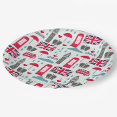Assiettes En Carton Plaque papier Londres, Angleterre (Angle)