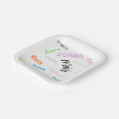 Assiettes En Carton Plaque papier Mah Jongg américaine (Angulaire)