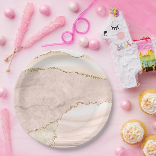 Assiettes En Carton Plaque papier Mariage pour de Parties scintillant (Fête)