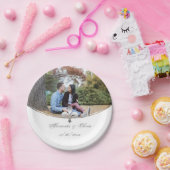 Assiettes En Carton Plaque papier Mariage Silver Fleur de Lis (Fête)