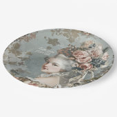 Assiettes En Carton Plaque Papier Marie Antoinette (Angle)