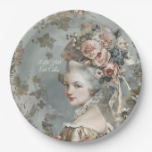 Assiettes En Carton Plaque Papier Marie Antoinette (Devant)