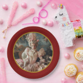 Assiettes En Carton Plaque Papier Marie Antoinette (Fête)