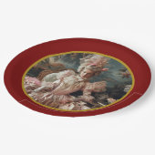 Assiettes En Carton Plaque Papier Marie Antoinette (Angle)