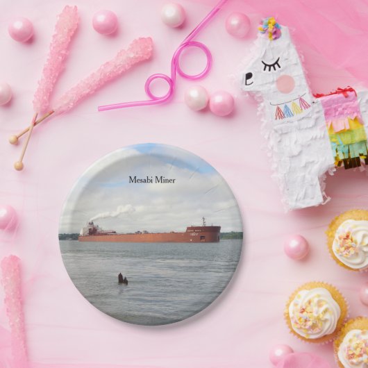 Assiettes En Carton Plaque papier Mesabi Miner (Fête)