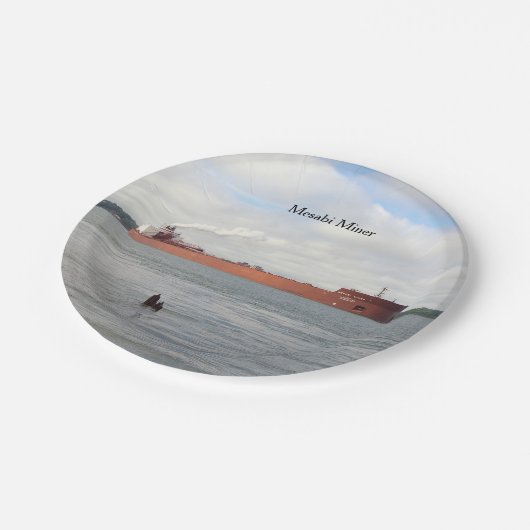 Assiettes En Carton Plaque papier Mesabi Miner (Angle)