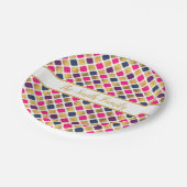 Assiettes En Carton Plaque papier Motif à feuille à feuille à feuille  (Angle)