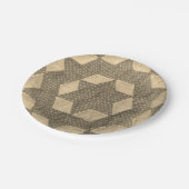 Assiettes En Carton Plaque papier - Motif bloc surface (Angle)