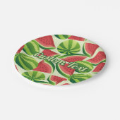 Assiettes En Carton Plaque papier Motif pastèque (Angle)