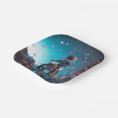 Assiettes En Carton Plaque papier moto | Fête d'anniversaire (Angulaire)