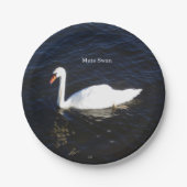 Assiettes En Carton Plaque papier Mute Swan (Devant)