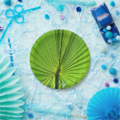 Assiettes En Carton Plaque papier - Palme tropicale (Fête)
