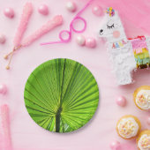 Assiettes En Carton Plaque papier - Palme tropicale (Fête)