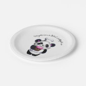 Assiettes En Carton Plaque Papier Panda Cute (Angle)