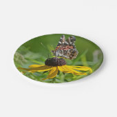 Assiettes En Carton Plaque Papier papillon (Angle)
