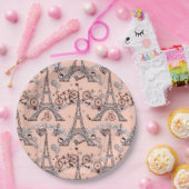 Assiettes En Carton Plaque papier Paris (Fête)