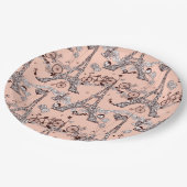 Assiettes En Carton Plaque papier Paris (Angle)