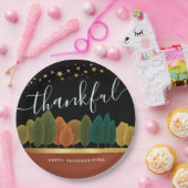 Assiettes En Carton Plaque papier personnalisée Thanksgiving (Fête)