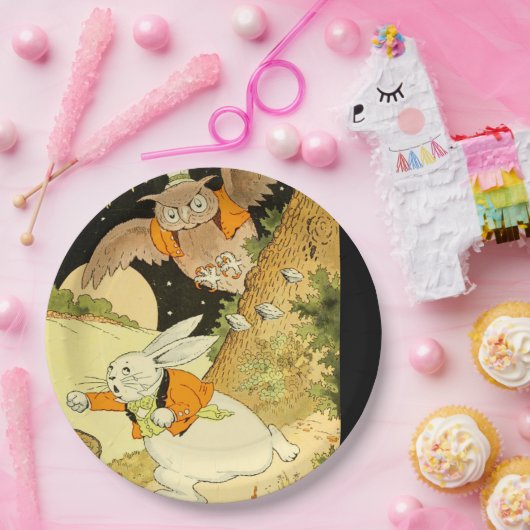 Assiettes En Carton Plaque papier Peter Rabbit (Fête)