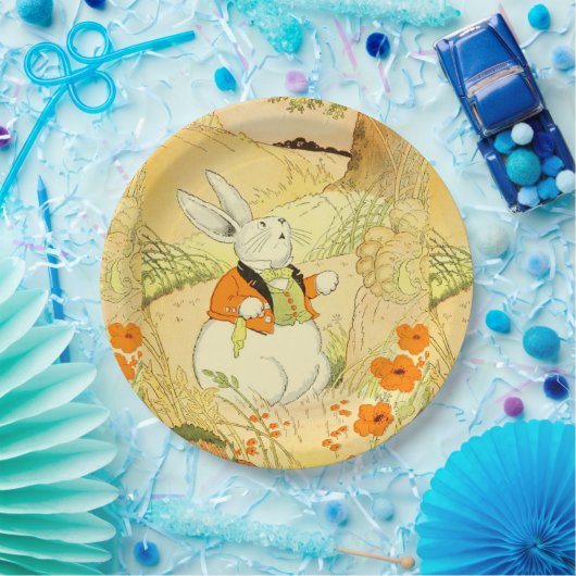 Assiettes En Carton Plaque papier Peter Rabbit (Fête)