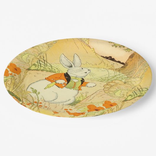 Assiettes En Carton Plaque papier Peter Rabbit (Angle)