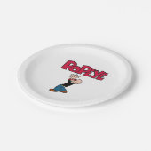 Assiettes En Carton Plaque Papier Popeye (Angle)