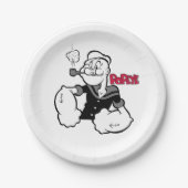 Assiettes En Carton Plaque Papier Popeye (Devant)