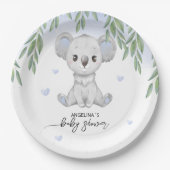 Assiettes En Carton Plaque papier pour Baby shower (Devant)