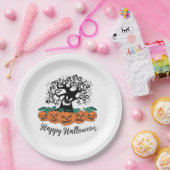 Assiettes En Carton Plaque papier - pour Halloween (Fête)