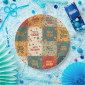 Assiettes En Carton Plaque papier pour la fête du Nouvel An (Fête)