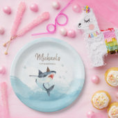 Assiettes En Carton Plaque papier pour l'anniversaire du requin (Fête)